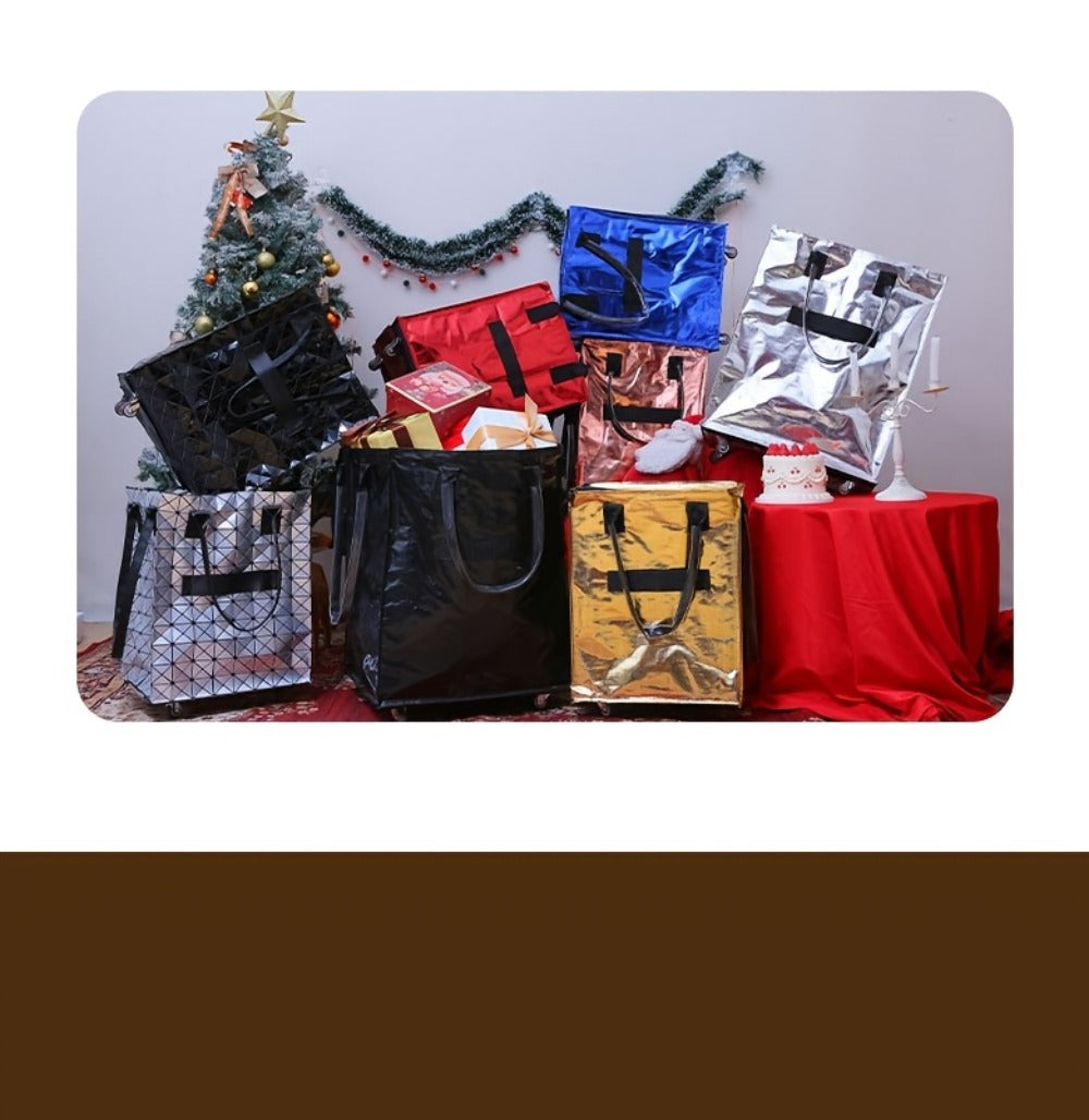 Rolling Travel Luggage Bag with Wheels Carry On Handbag Multi-Functional Wheeled Duffel Bag for Women Men - Lightweight Outdoor Travel Bag M & L Size Multiple Colors