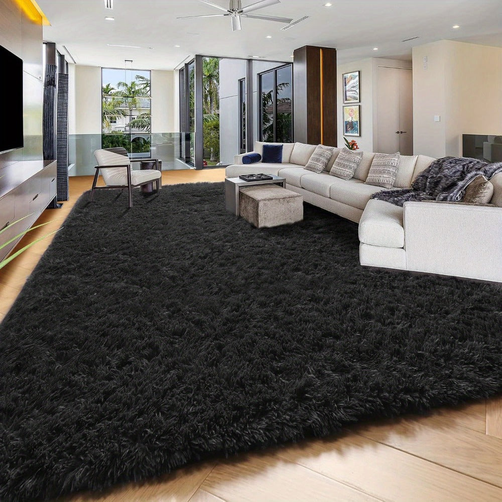 Fluffy Area Rug 8x10 Large Plush Shag Rug for Living Room Bedroom Non-Slip Soft Fuzzy Carpet Modern Home Decor Floor Mat Teen Dorm Room Decor