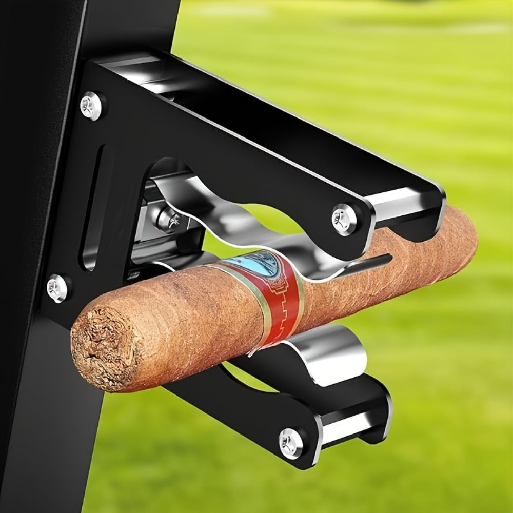 Magnetic Cigar Holder Heavy Duty Secure Grip - Fits Golf Carts, Beach Chairs, Fishing Rods & Boats | On-the-Go Smoking Accessory | 7 Colors | Cigar Enthusiast Gift