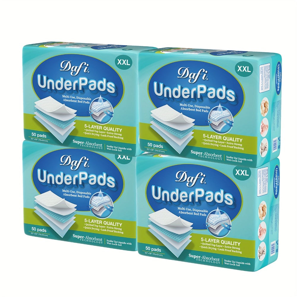 Extra Large Disposable Underpads 30x36 Inch Super Absorbent Adult Incontinence Bed Pads with Effective Odor Control Chucks Pads Leak-Proof Protection for Elderly and Adults 50 to 200 Pieces Value Pack