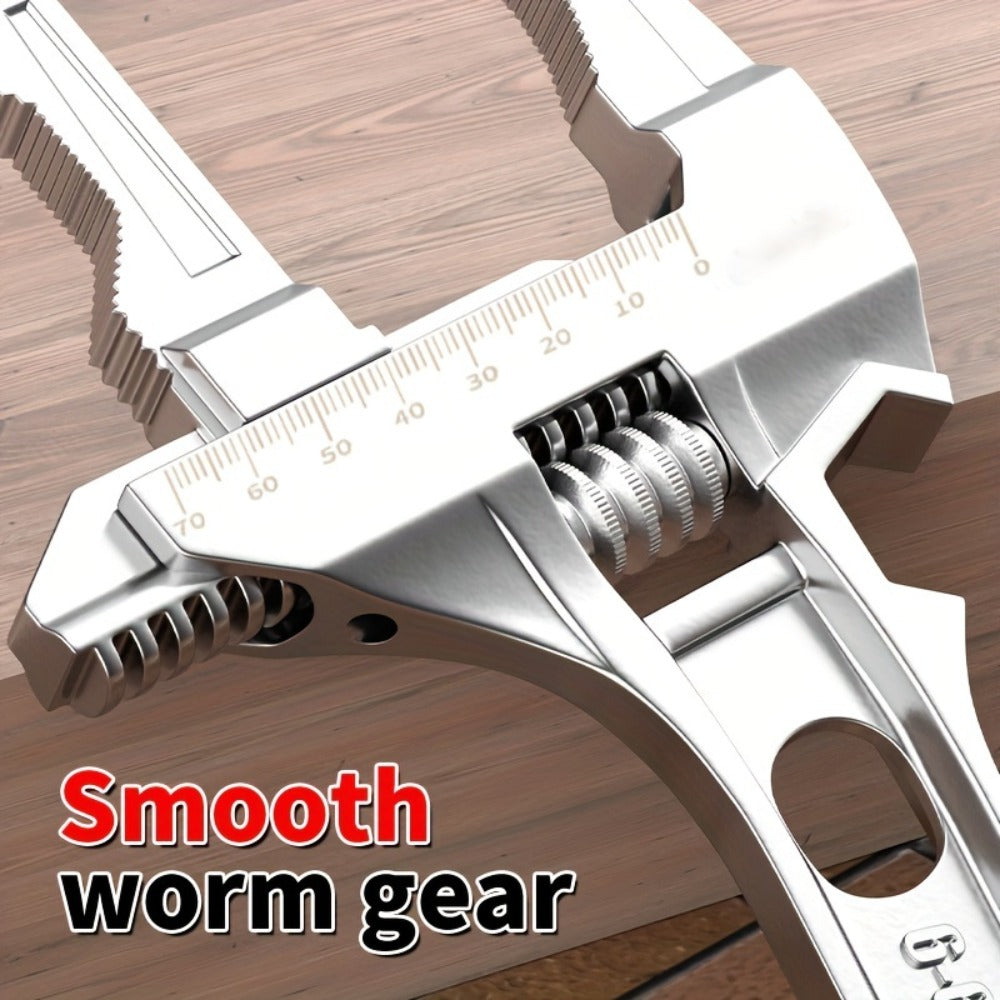 Bathroom Wrench Tool Multifunctional, Adjustable Double-Ended Open-End Wrench for Sink, Faucet, Water Pipe & Heating Repair, Space-Saving Plumbing Hand Tool for Home Bathroom Kitchen
