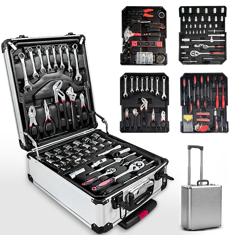 Home Tool Kit Professional, 46-Piece Essential DIY Set, 53-Piece Advanced Home & Auto Repair Kit, or 1000-Piece Complete Toolbox in Storage Case for Home, Automotive & Workshop Use