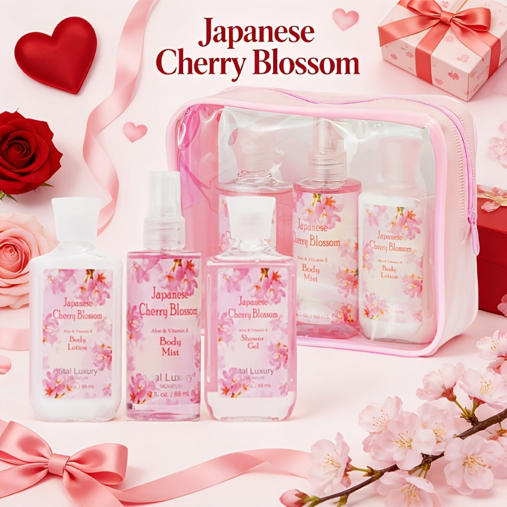 Vanilla Bath & Body Care Gift Set for Women ¨C Shower Gel 3oz + Body Lotion 3oz + Body Mist 3oz | Moisturizing, Refreshing & Deodorizing Spa Gift for Mom, Wife, Sister or Girlfriend