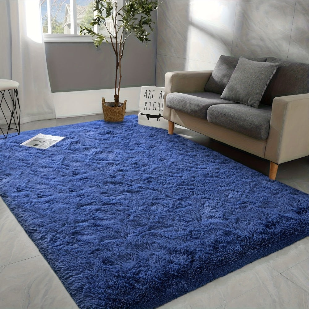 Shaggy Area Rug Soft Plush Fuzzy Carpet Non-Slip Tie-Dye Design for Bedroom Living Room Nursery Dorm ¡ª Pet Friendly Machine Washable Multiple Sizes & Colors