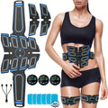 EMS Ab Muscle Training Band ¨C Whole Body Electric Muscle Stimulator Belt for Abdominal Toning, Passive Workout During Reading, Watching TV & Housework