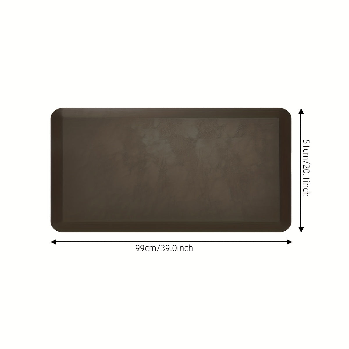 Anti-Fatigue Kitchen Mat 3/4 Inch Thick Non-Slip Foam Cushion Standing Desk Mat for Kitchen Office Laundry