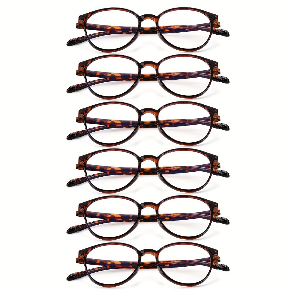 Rimless Reading Glasses for Women 3 Pack - Blue Light Blocking Lightweight Metal Frameless Readers with Anti Eyestrain Lenses, Multiple Colors and Magnifications 1.0X to 4.0X