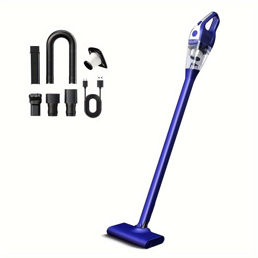 High Power Cordless Vacuum Cleaner for Carpet, Pet Hair & Hard Floors - Wireless Lightweight Household Vacuum with Strong Suction for Home, Car, RV & Kitchen, Ultra-Light Deep Cleaning, Multiple Colors