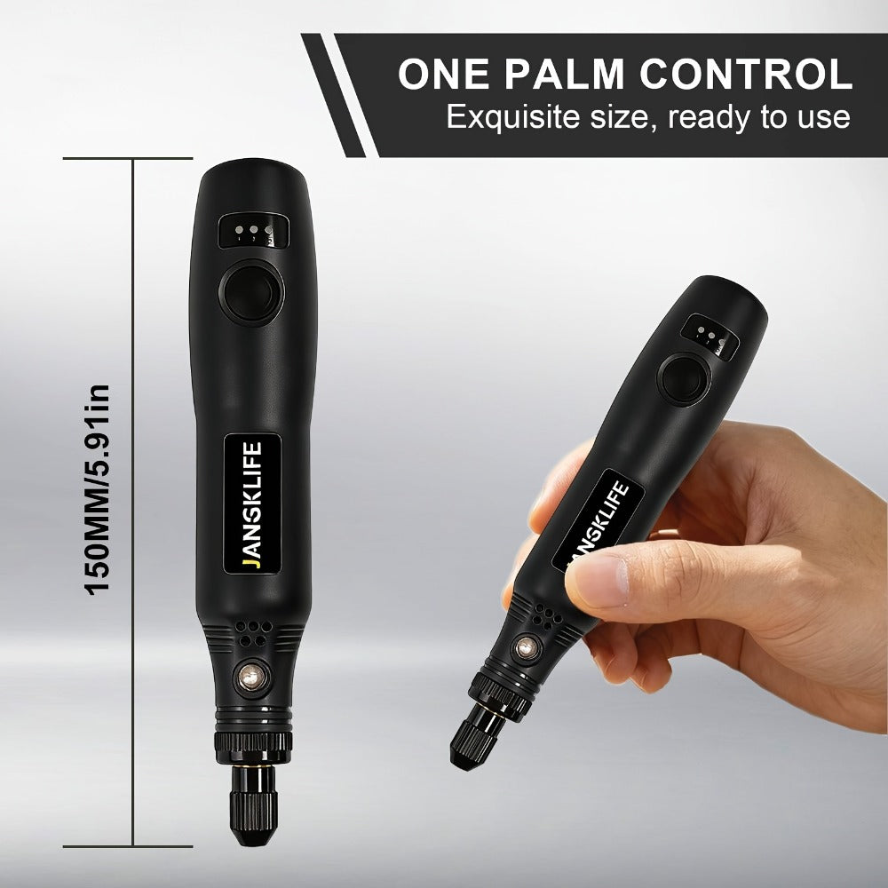 Cordless Rotary Tool Set Rechargeable Engraving Pen ¨C Adjustable Speed Electric Wood Carving Tool for Grinding Polishing Etching Cutting DIY Craft