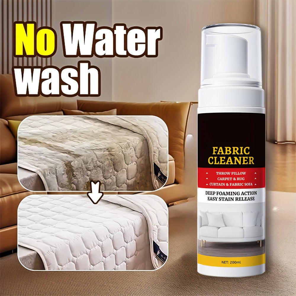 Upholstery Cleaner Spray Multi-Fabric Stain Remover 6.76oz Spot Cleaner for Couch Sofa Rug Carpet Clothes Car Seat Mattress Laundry Multi-Purpose Fabric Cleaner for Home and Car 1 2 3 4 5 Pack