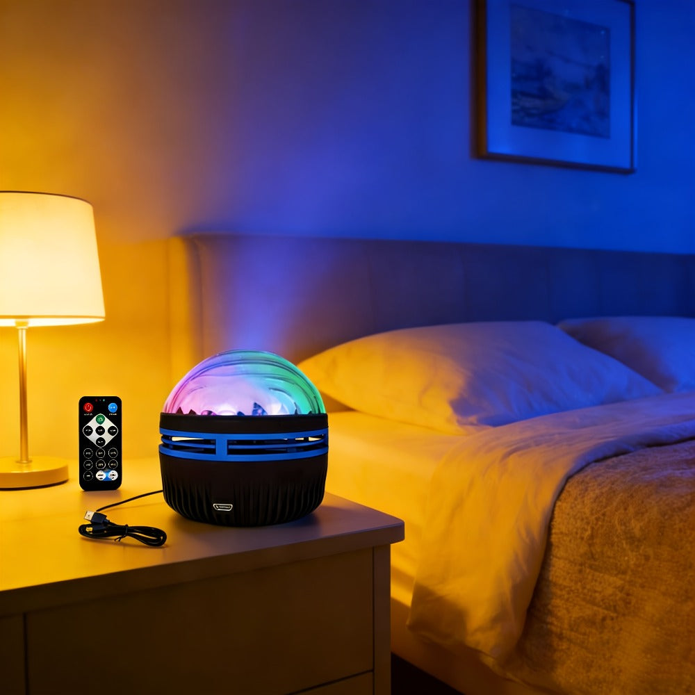 Star Projector Galaxy Night Light with Remote ¨C Aurora Borealis LED Starry Sky Projector, 7 Lighting Effects for Bedroom, Camping, Wedding, Holiday Party & Home Decoration