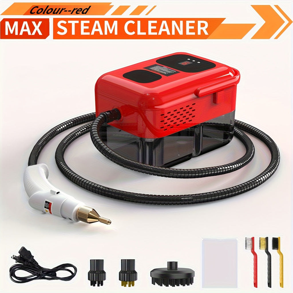 Handheld Steam Cleaner 2500W High Pressure for Home Kitchen Grease Sofa Air Conditioner Washing Machine Floor Tile Bathroom