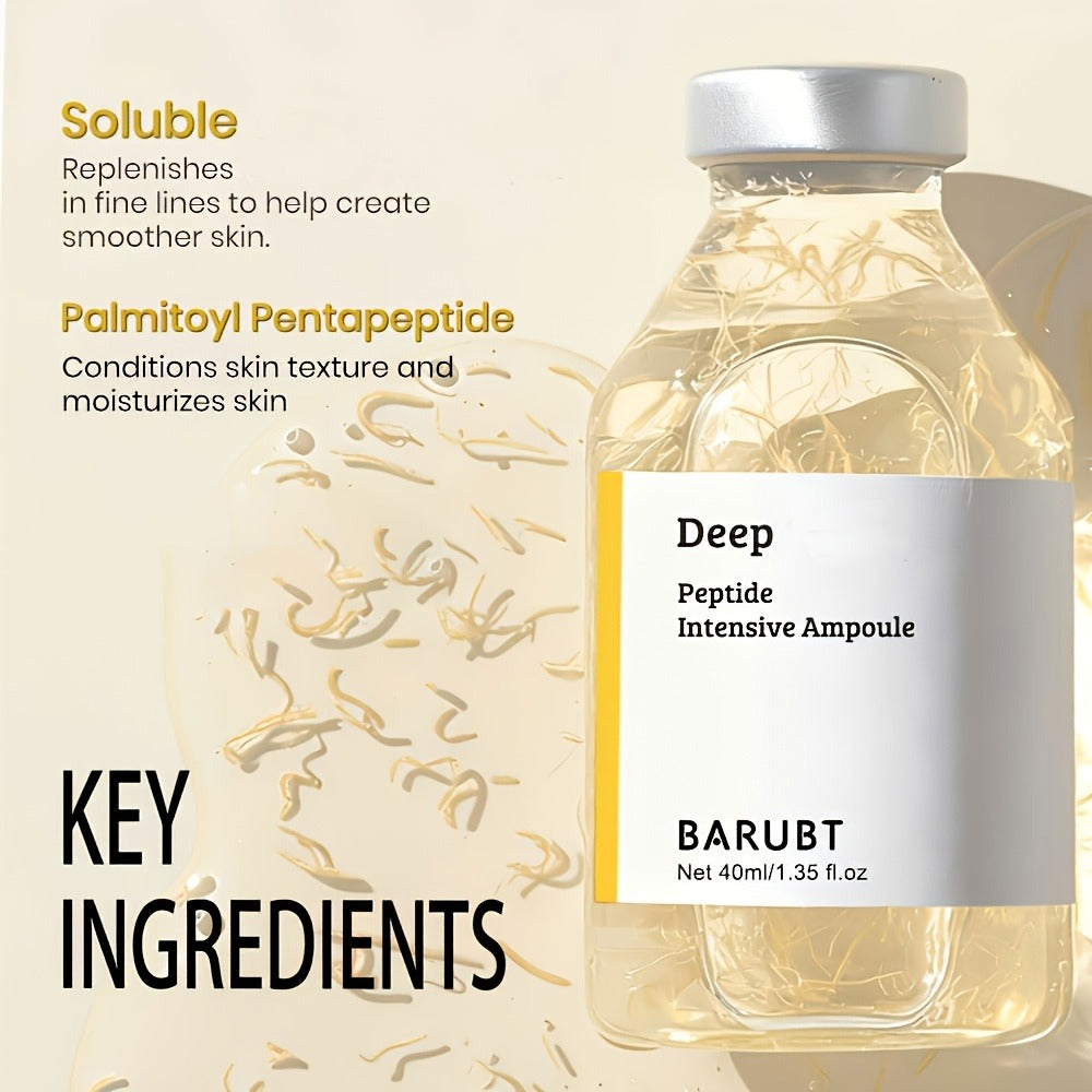 Korean Peptide Serum Intensive Lifting Ampoules | 30-Peptide Complex Facial Serum | Skin Firming Anti-Aging | 72-Hour Deep Hydration | Brightening Wrinkle Repair Face Ampoule