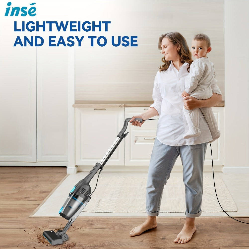 Cordless Stick Vacuum 30KPa 600W Motor 68oz Bagless Upright Lightweight Vacuum Cleaner for House Car Hard Floor Carpet Pet Hair Multi-Color