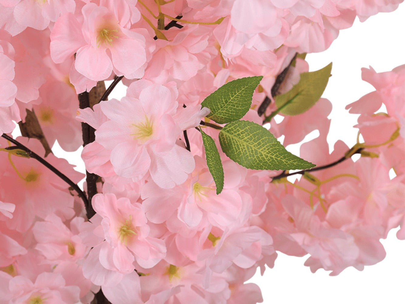 Artificial Cherry Blossom Tree 6ft Tall Faux Pink Silk Flower Tree with Moss Pot for Home Office Living Room Indoor Decor