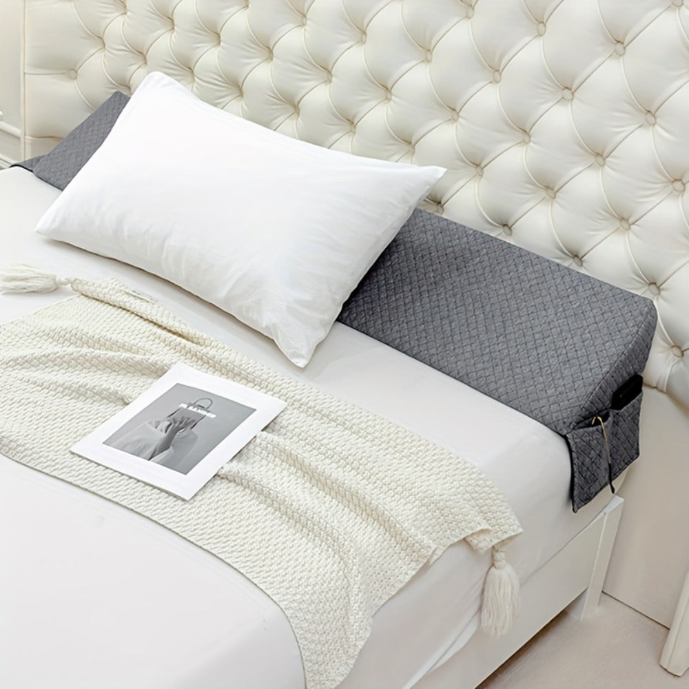 Bed Wedge Pillow Headboard Gap Filler Mattress Wedge Fills 0-7 Inch Gap Between Headboard and Mattress Backrest Pillow Twin Full Queen King