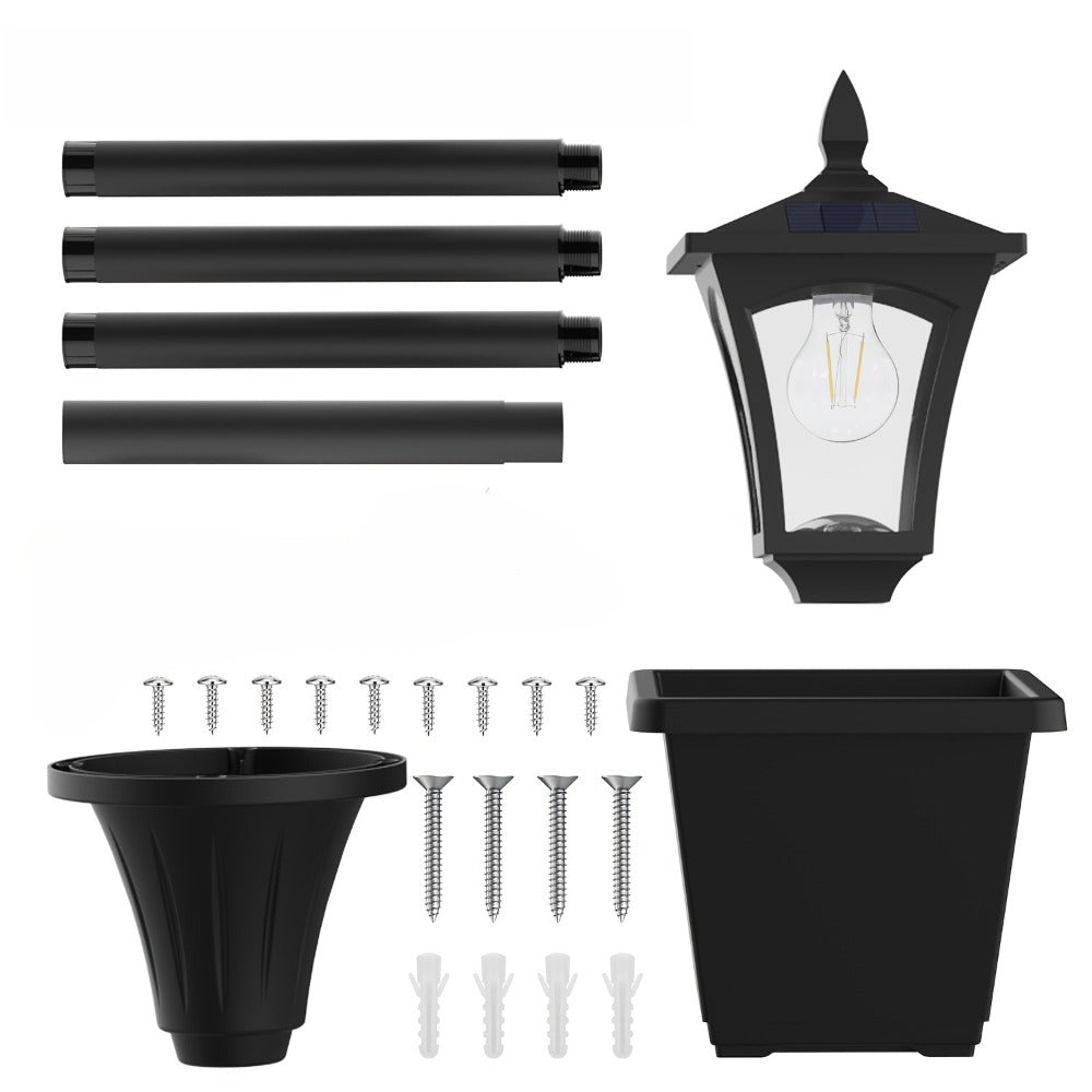 Solar Post Light Outdoor Garden Pathway Lamp IP44 Waterproof 60LM Warm White LED ¨C Solar Powered Landscape Stake Light for Yard Driveway Patio Walkway Christmas Holiday Decoration