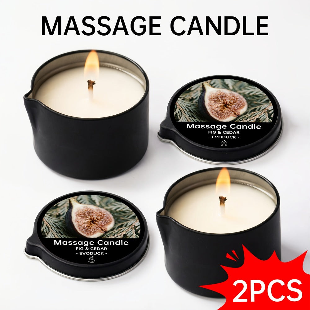 Scented Massage Candle 2-in-1 Soy Wax Essential Oil Body Lotion 20+ Scents 1pc 2pcs 6pcs Spa Nail Salon Pedicure Wedding Valentine Christmas Gift for Women