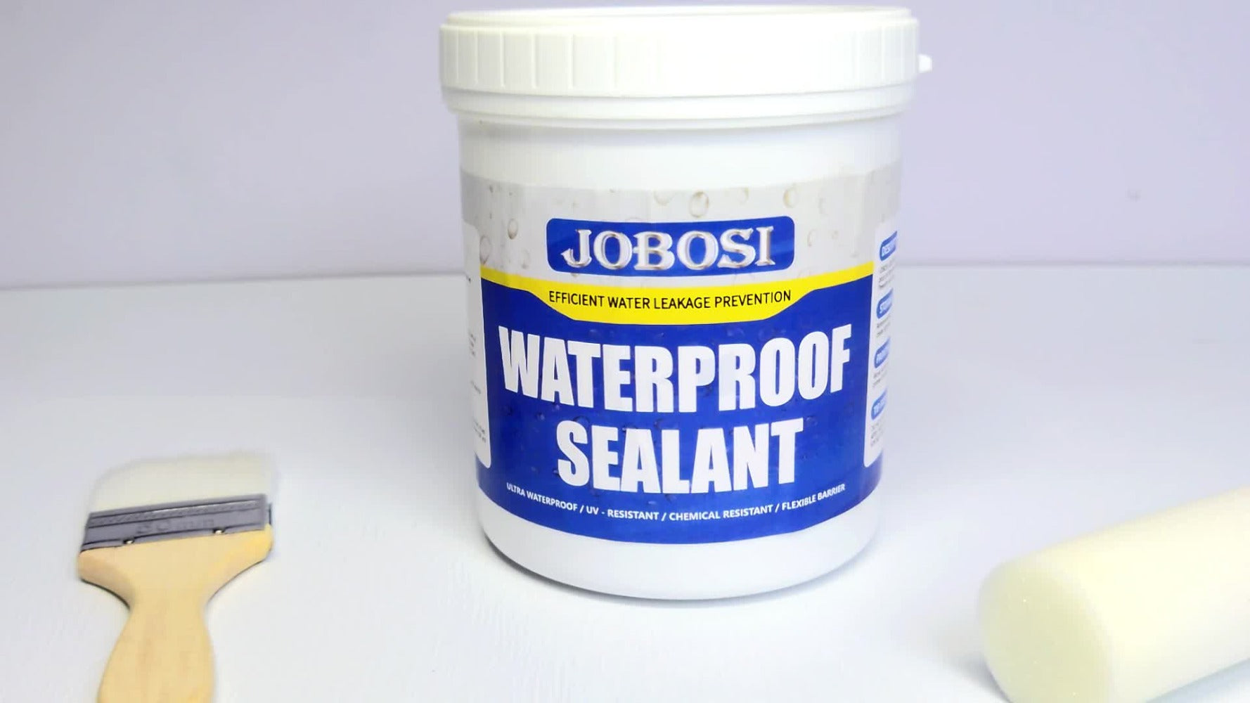 Waterproof Sealant Liquid Glue 32oz 1KG Leak Repair Agent ¨C Indoor Outdoor Waterproof Coating for Roof Basement Wall Pipe Crack Sealing, Transparent & Black, Strong Adhesive Waterproof Repair Glue
