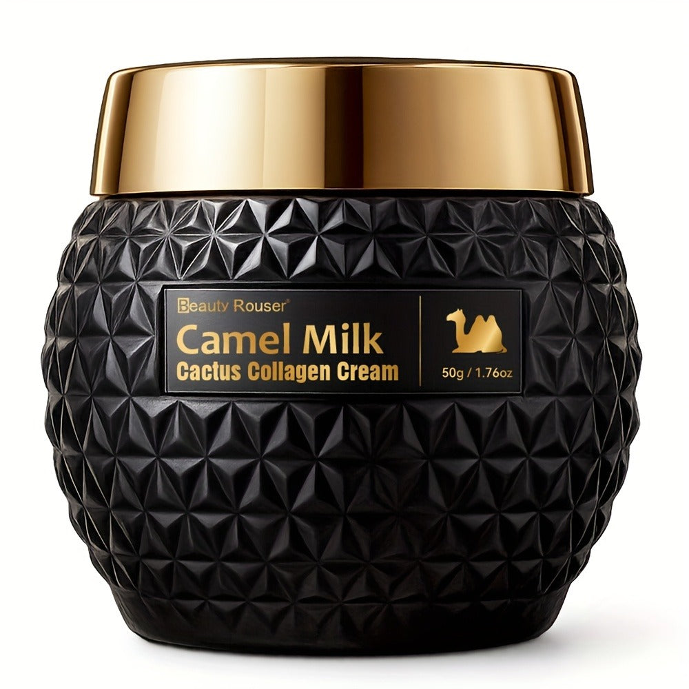 Camel Milk Cactus Collagen Face Cream 50g Hydrating Firming Moisturizer with Retinol Hyaluronic Acid Vitamin E Day Night Skincare All Skin Types