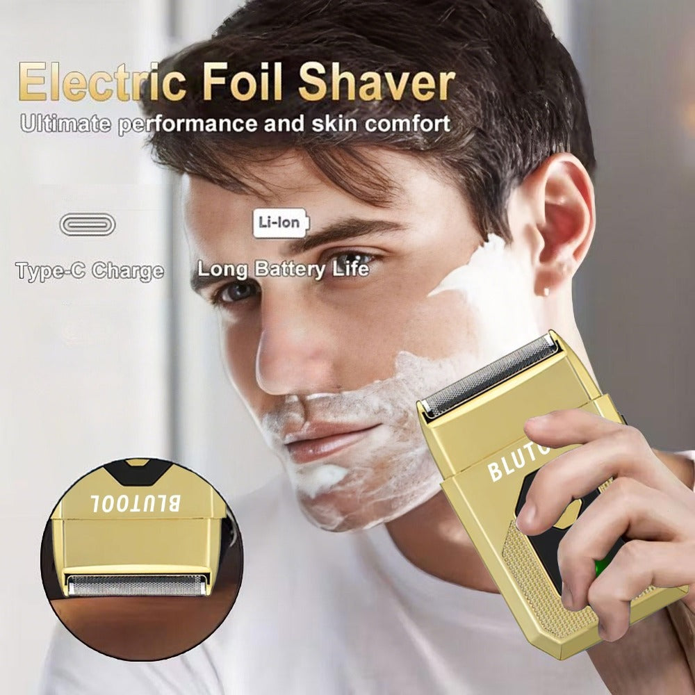 Men's Grooming Set 2 or 4 Piece - Cordless Electric Hair Clipper, T-Shaped Beard Trimmer, Nose Hair Trimmer & Electric Shaver, LED Display Professional Haircutting Beauty Kit, Father's Day Birthday Christmas Gift