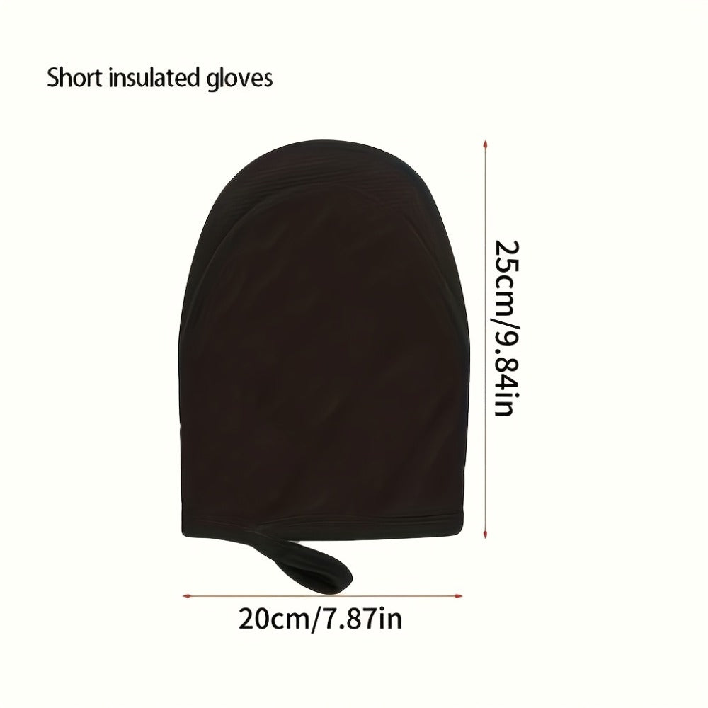 Oven Mitts 2 Pack Heat Resistant Kitchen Gloves - Non-Slip Multi-Ply Durable Cooking Baking Gloves Food Safe for BBQ Grilling Thanksgiving Christmas Holiday Kitchen Gift