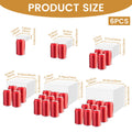 Acrylic Buffet Risers 6pcs Display Stand Set 8 Sizes 3¡±-10¡±, Cube Box Riser Shelf for Party Catering Dessert Table, Food Display Stand for Collectibles Cupcakes Jewelry, White or Clear