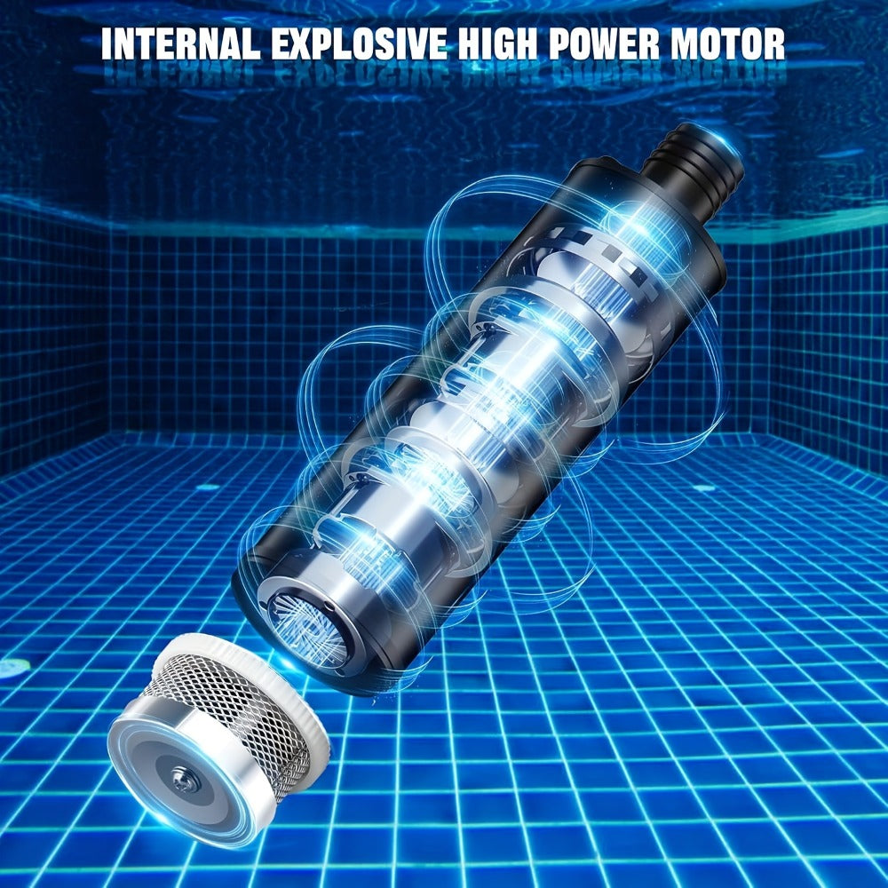 Cordless Water Transfer Pump for DeWalt 20V 60V Battery 635GPH IP65 Portable Sump Pump for Pool Cover Basement Garden RV Pond Camping Car Wash No Battery