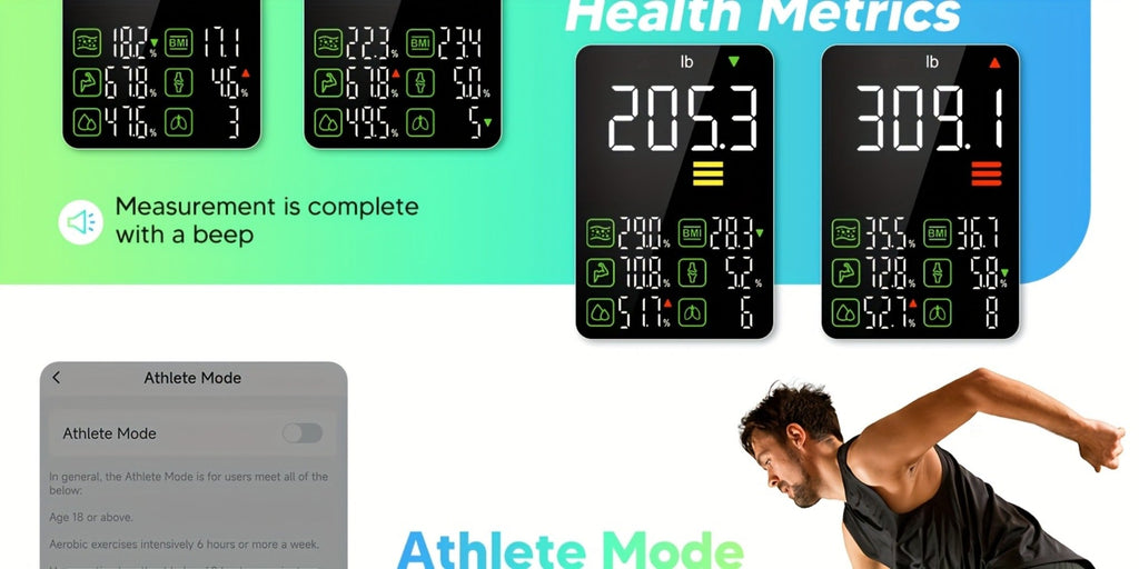 Smart Body Scale 14-in-1 ¨C Body Fat Scale with BMI, Muscle Mass & 14 Health Metrics, Wireless Bluetooth App Sync, Auto Recognition, 500 lb Capacity, HD LED Display for Home & Gym Use