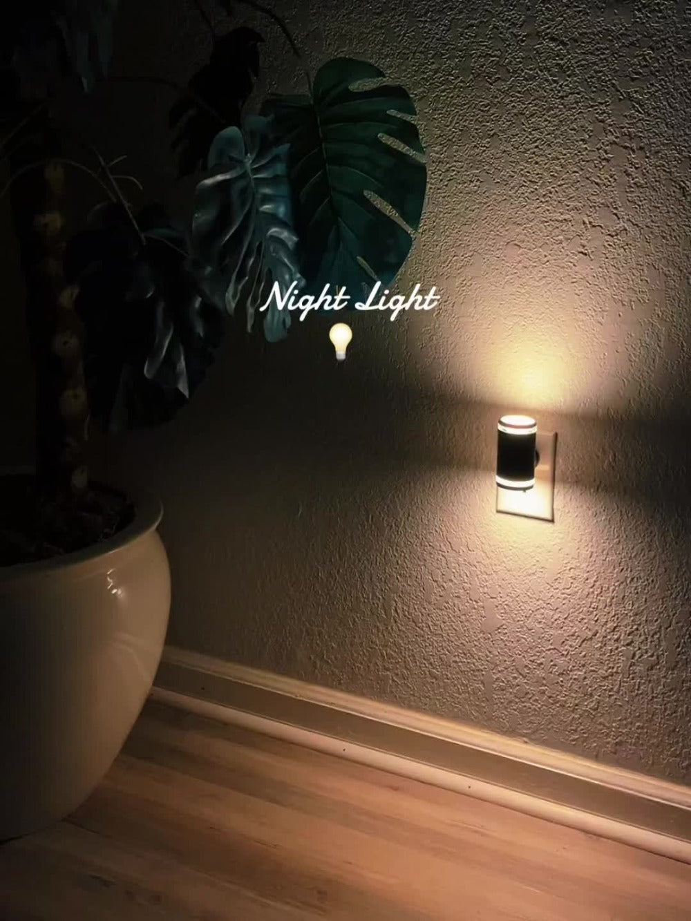 LED Night Light Plug In Dusk to Dawn Sensor ¨C 5-120LM Adjustable Brightness, 3 Color Temperatures, Modern Plug-In Night Lights for Hallway, Bedroom, Staircase, Bathroom & Toddler Room, 2 or 4 Pack