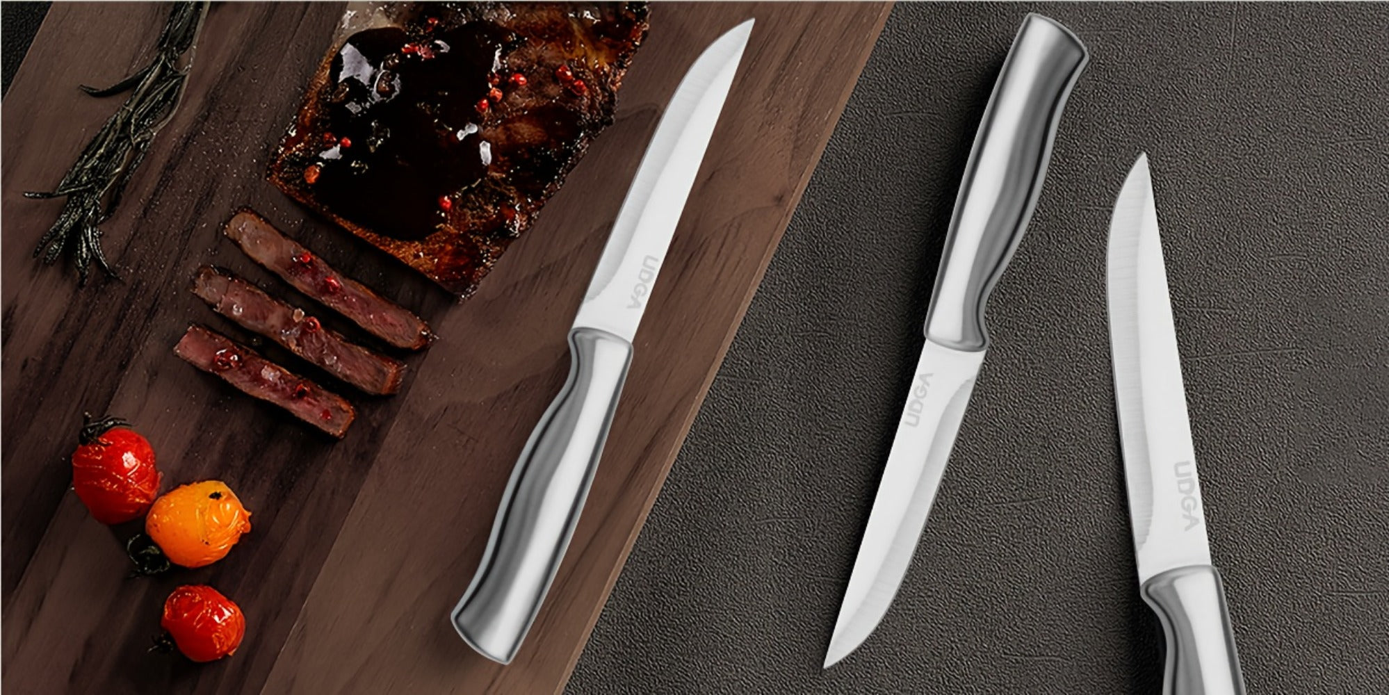 Stainless Steel Kitchen Knife Set Chef Knife Damascus Black Knife Block