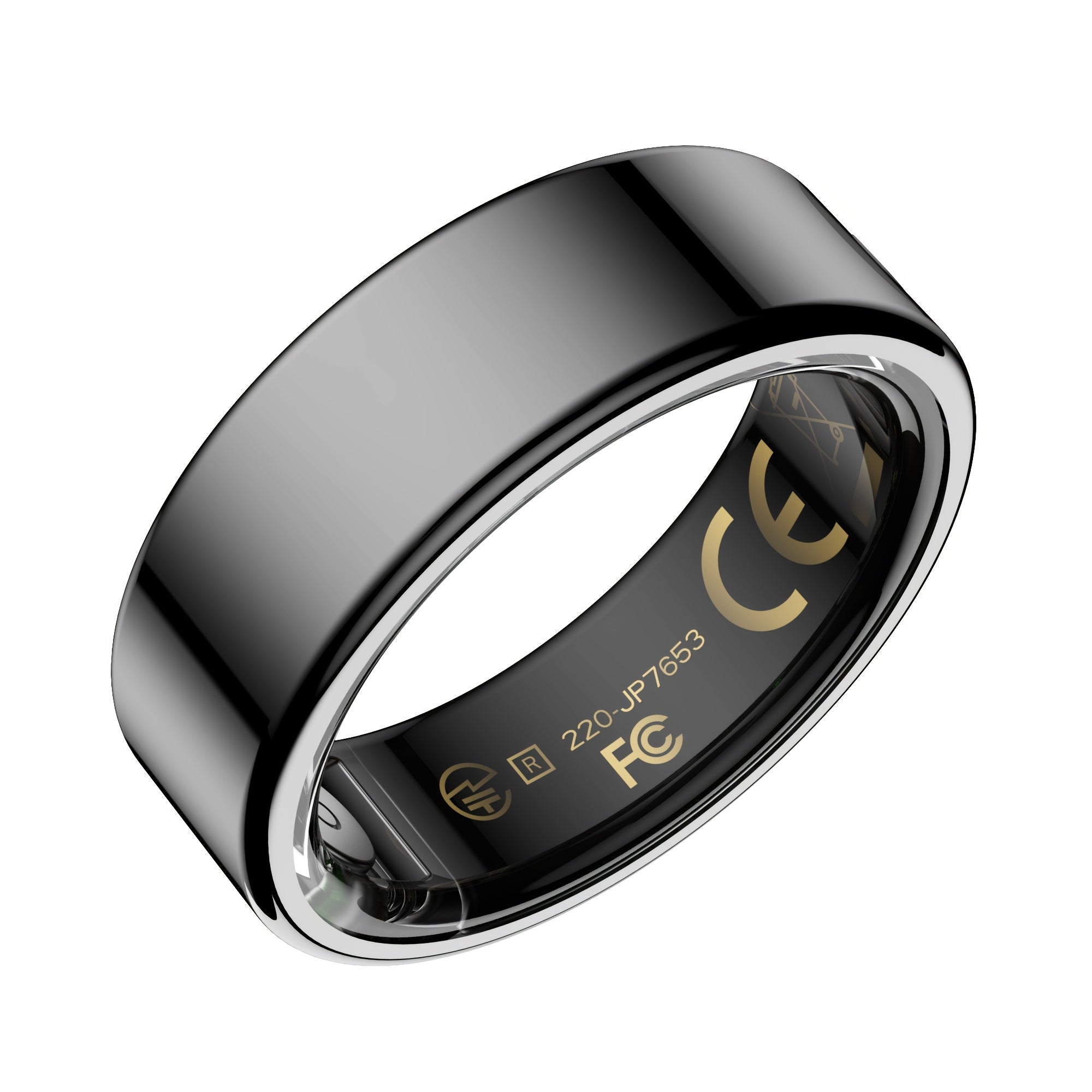 Smart Ring Health Fitness Tracker - Sleep Monitor Heart Rate Temperature Blood Pressure Pedometer Calorie Menstrual Cycle Tracker, Bluetooth 5.0 Compatible with iPhone Android, No Subscription Fee