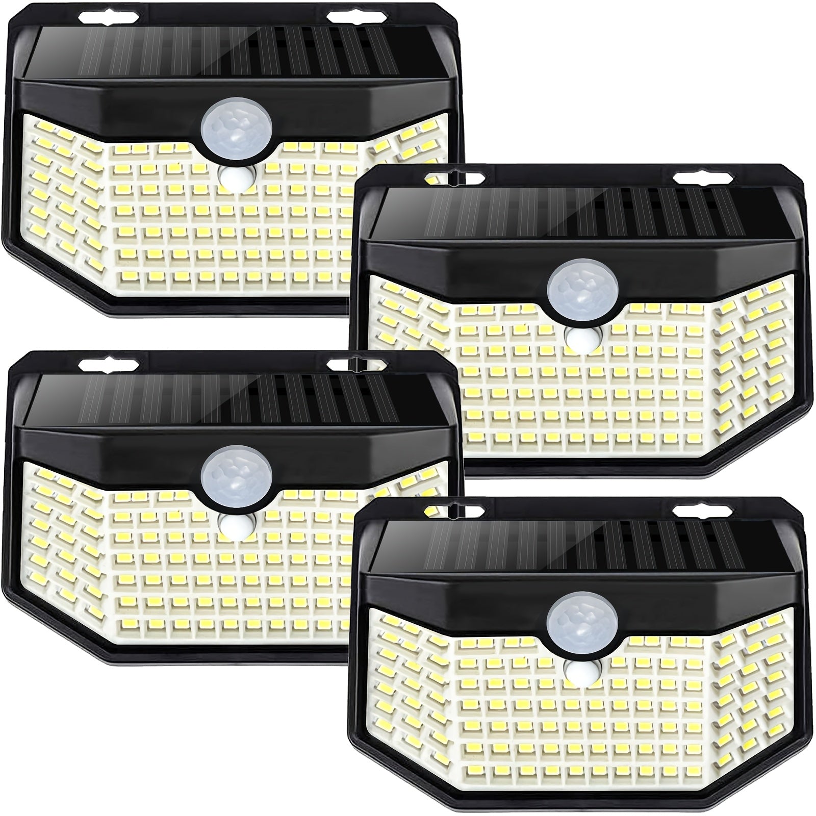 Solar Step Lights Outdoor 120 LED Motion Sensor ¨C 270¡ã Wide Angle IP65 Waterproof Wall Light with 3 Modes | 18-Hour Solar Powered Stair Light for Pathway, Fence, Garage & Deck | 4/6/8 Pack