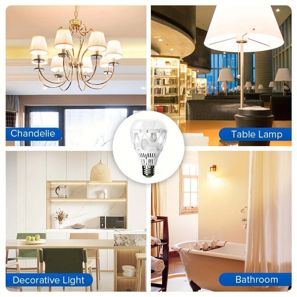 A21 LED Light Bulb 22W 3000 Lumens 200W Equivalent High Brightness Non-Dimmable ¨C E26 Base 3000K Warm White & 5000K Daylight for Home Office Garage Workshop Indoor Lighting, 4-Pack