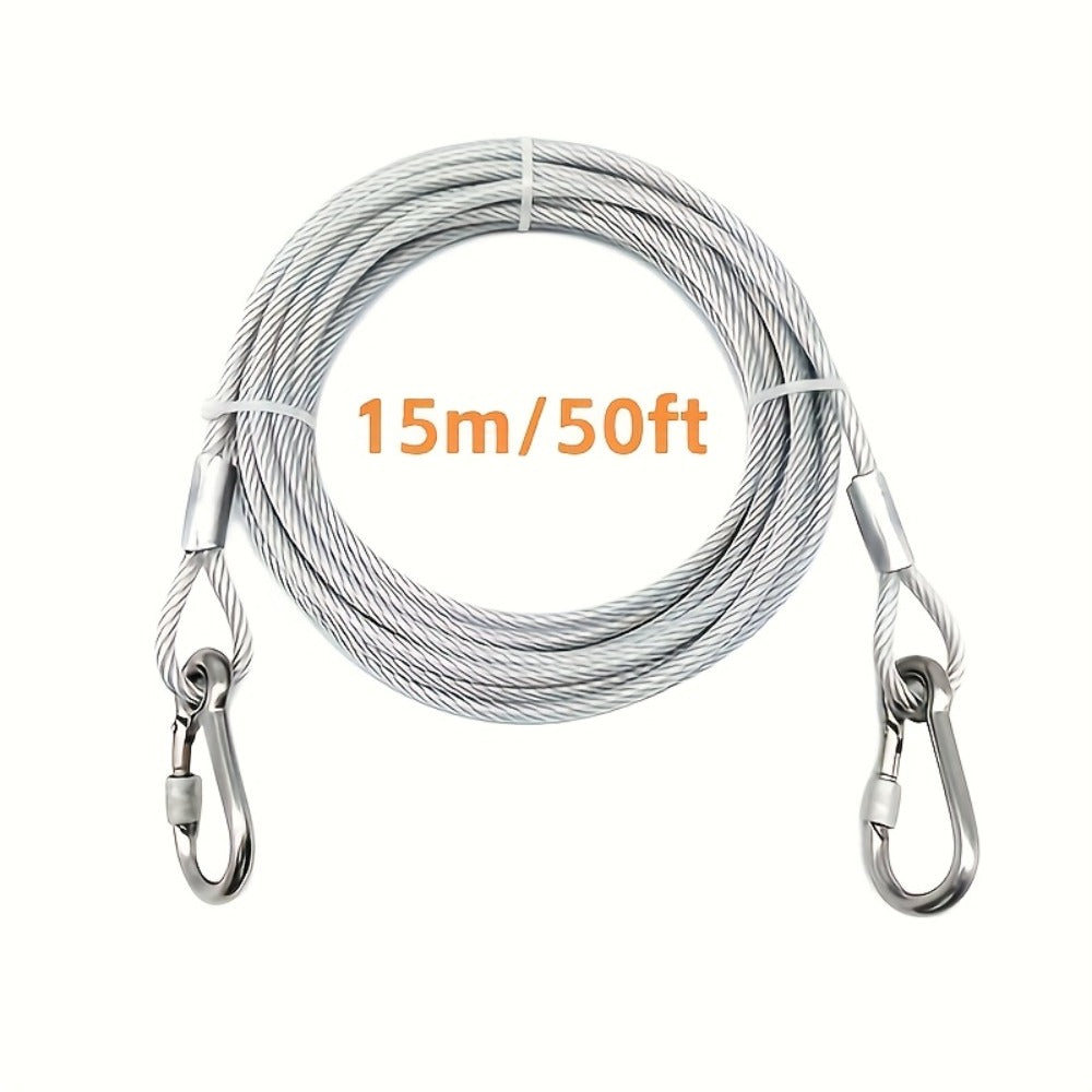 Retractable Clothesline Stainless Steel - Portable Indoor Outdoor Laundry Line for Apartment, Dorm & Camping, Anti-Rust Durable Clothes Drying Rope, Space Saving Laundry Solution | 9M & 15M Options