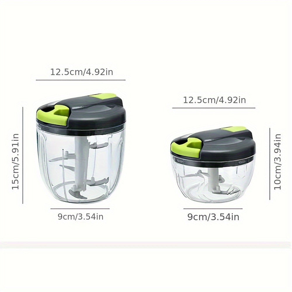 Vegetable Chopper with 3/5 Blades ¨C Multifunctional Onion Chopper, Food Dicer & Salad Cutter with Container | Kitchen Gadget Set for Potato, Carrot, Garlic