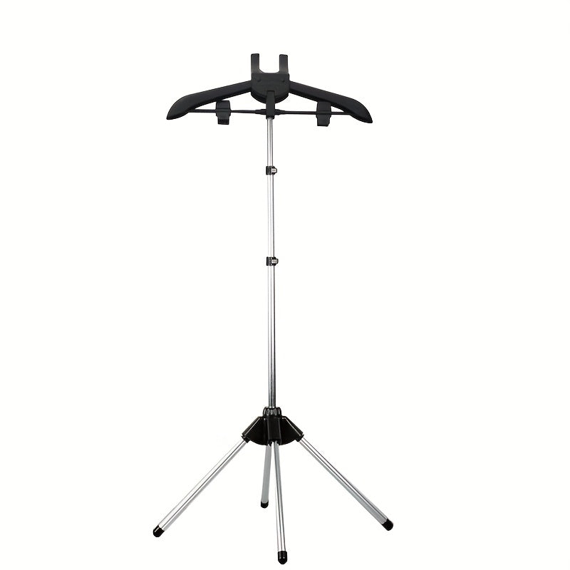 Clothes Drying Rack Foldable Height Adjustable Telescopic Ironing Rack, Aluminum Alloy Garment Rack with 360¡ã Rotating Arm, Multi-Layer Hanging Drying Stand, Space-Saving Laundry Rack for Home Bedroom