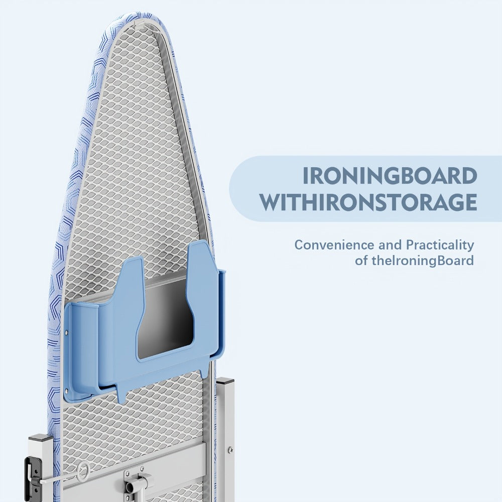 Wall Mount Ironing Board Foldable 36x12 Space Saving with Iron Holder Removable Heat Resistant Cover for Small Spaces Laundry Room Closet Apartment