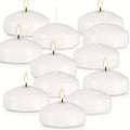 Floating Candles 2 Inch ¨C 50 Pack White Paraffin Wax Candles for Wedding, Birthday, Valentine's Day, Halloween & Christmas Table Centerpiece Decor
