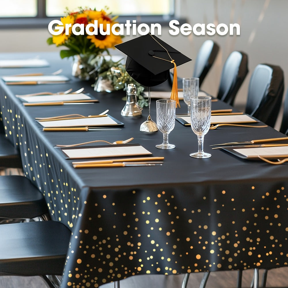 Disposable Tablecloths 54x108 Inch Rectangle Plastic Table Cover PEVA Waterproof Party Table Cloth 6 Pack for Birthday Picnic Holiday