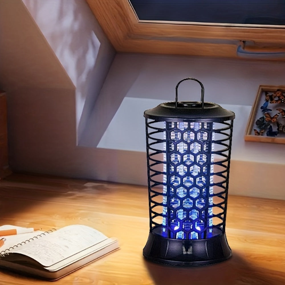 Bug Zapper Indoor Mosquito Killer - Electric Insect Trap Plug-In UV Light Fly Zapper for Home, Bedroom, Kitchen, Fruit Fly & Gnat Trap, Silent Mosquito Lamp Night Light