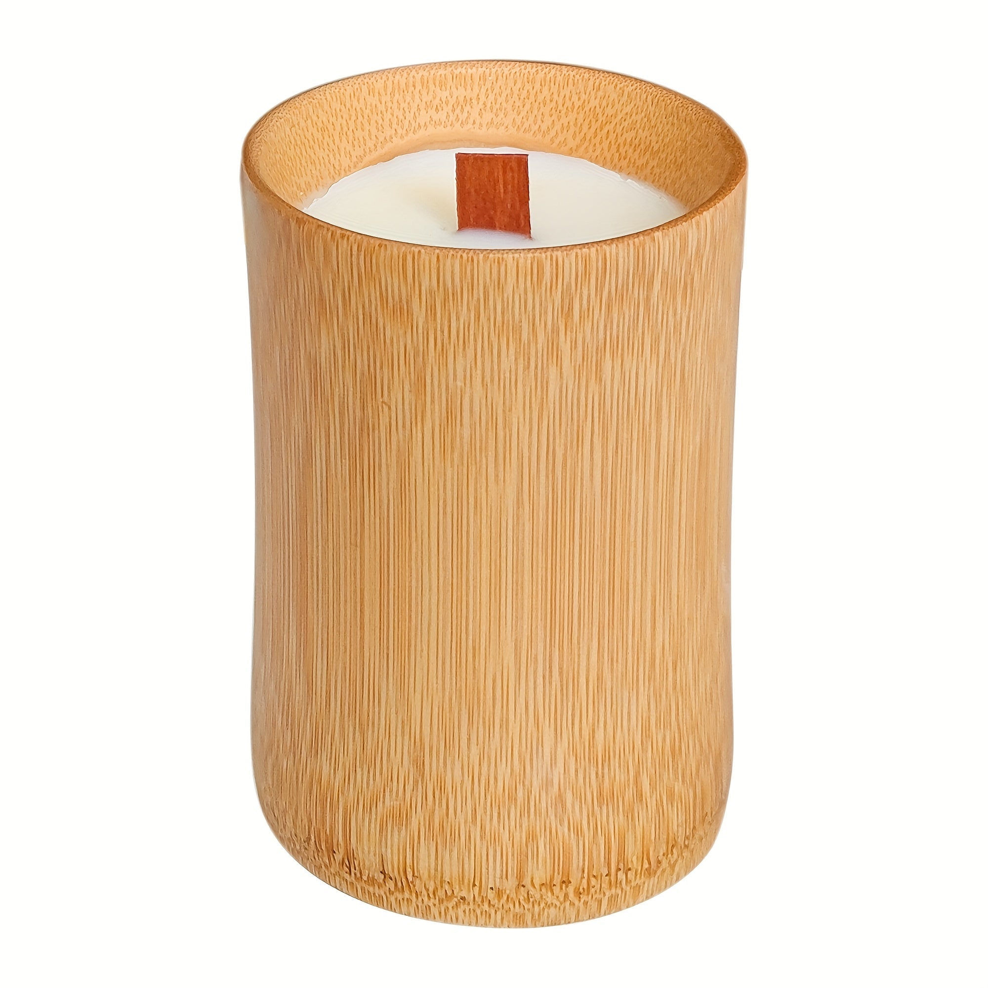 Scented Candles in Carbonized Bamboo Jar ¨C 60-Hour Long-Lasting Soy Wax Candle with Premium Fragrance ¨C Aromatherapy Gift for Home Decor, Spa, Housewarming, Christmas, Mom & Friends (8 Scents)