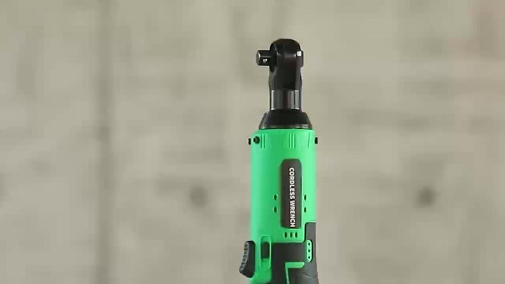 12V Cordless Ratchet Wrench Set 3/8¡± Drive | 40 Ft-lbs Torque, Variable Speed Trigger, Lithium-Ion Battery, 7 Sockets Included