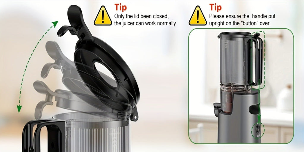 Cold Press Juicer Masticating ¨C 350W Slow Juicer with Wide Feed Chute, 50RPM Fine Grinding, High Juice Yield, Easy to Clean, Safe Bladeless Design for Whole Fruits & Vegetables, Black & Pink