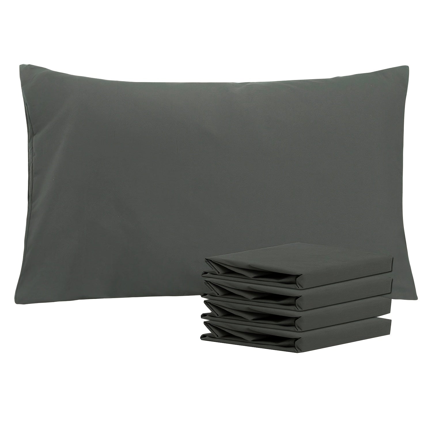Pillowcases 4 Pack Queen 20x30 ¨C Brushed Microfiber Soft Wrinkle-Free Fade-Resistant Envelope Closure Solid Color 32 Colors