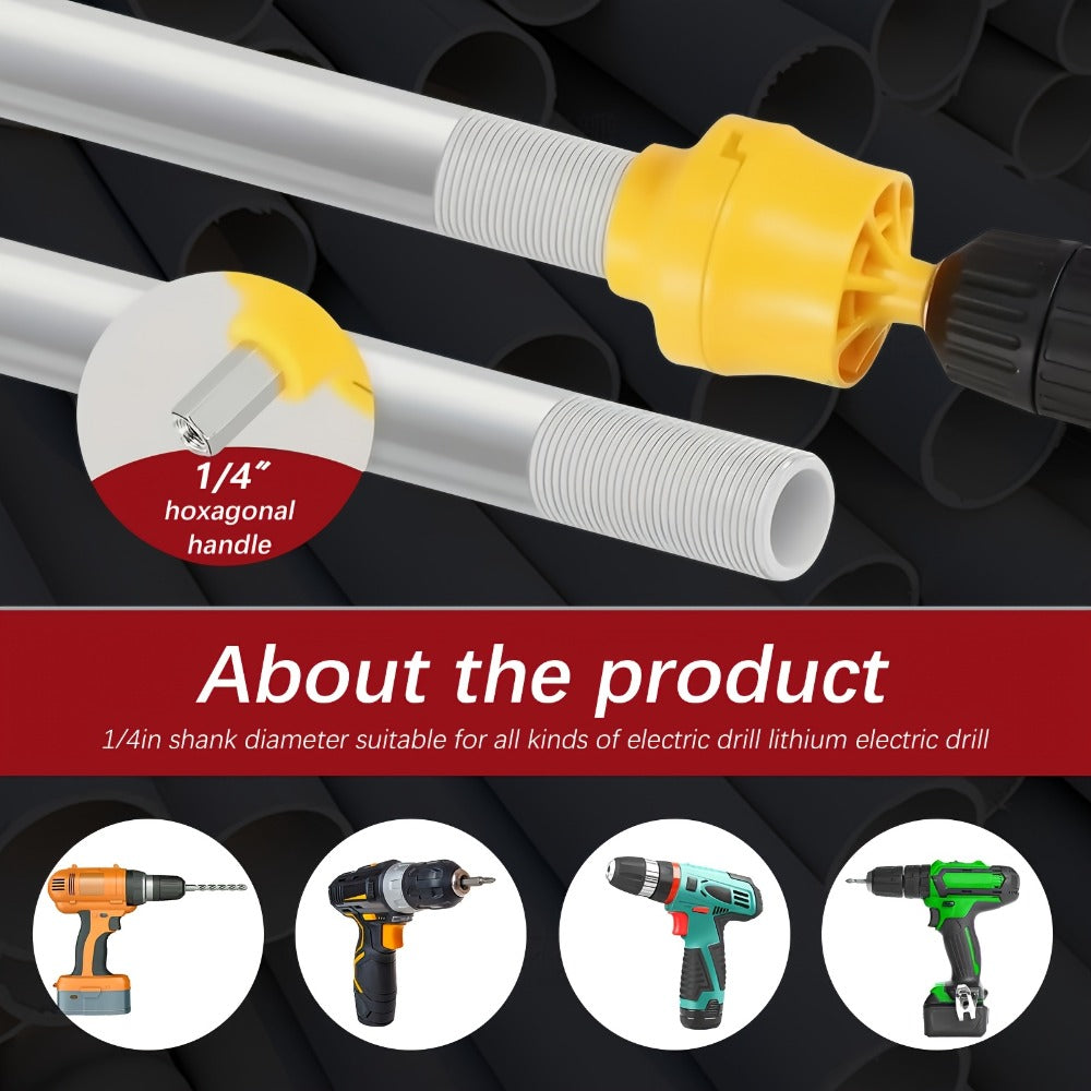 Pipe Threading Set 9 & 13-Piece ¨C Power Drill Water Pipe Thread Dies for 1/2¡±, 3/4¡± & 1¡± Inside & Outside Threading, Professional Plumbing Pipe Threader Tool Kit