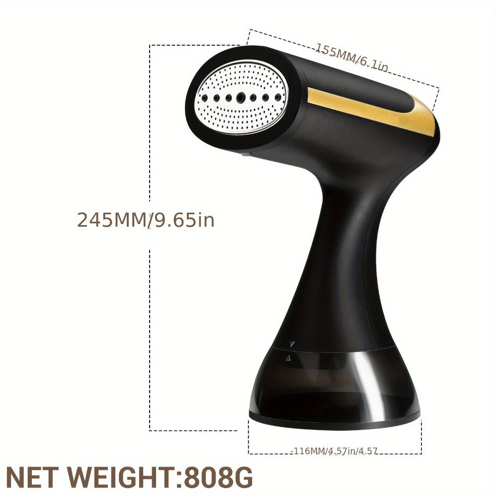 Handheld Garment Steamer 1100W Portable Steam Iron for Clothes, Vertical Hanging Wrinkle Remover with Stainless Steel Soleplate, 300ml Water Tank, 20s Fast Heat-Up, Travel & Home Fabric Steamer
