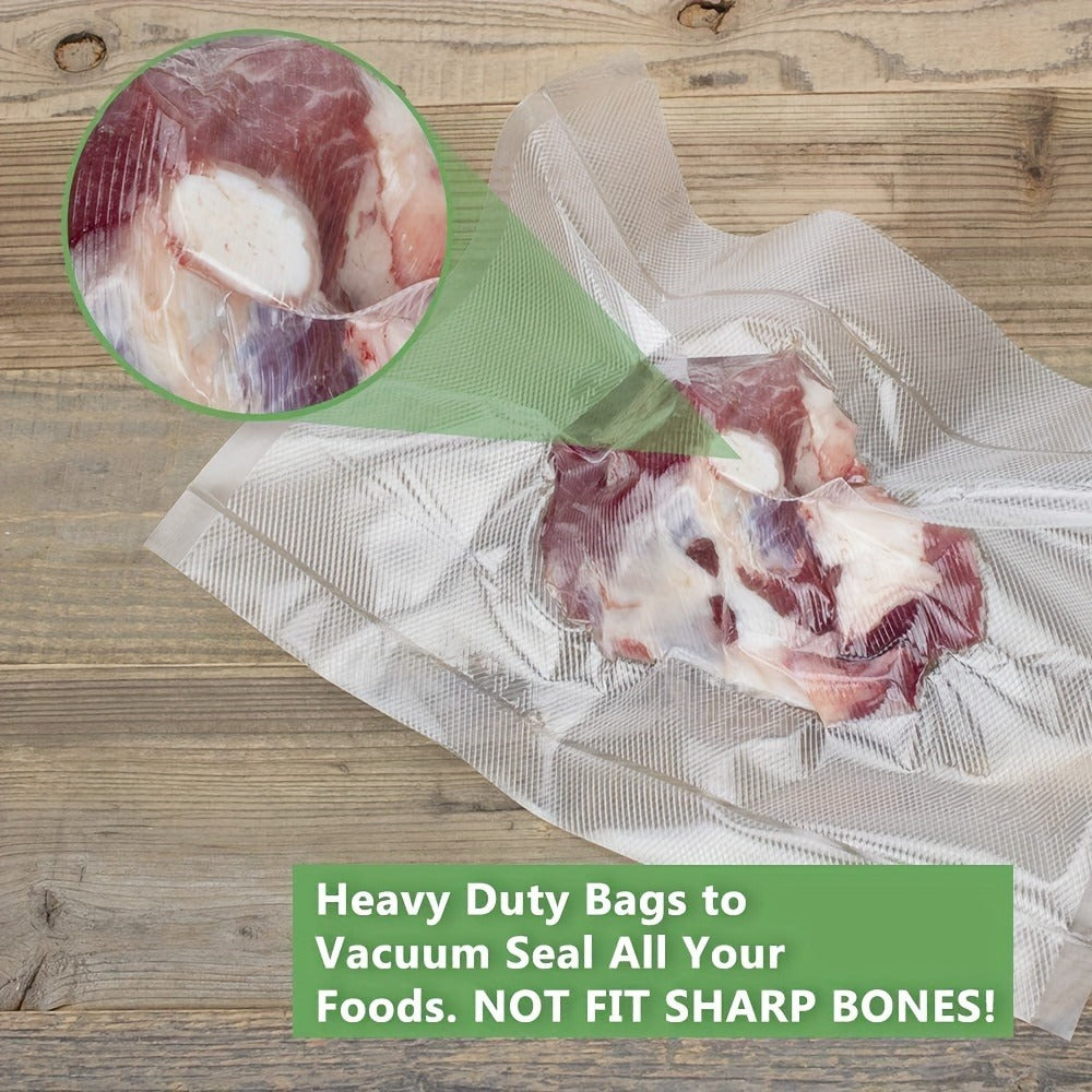 Vacuum Sealer Bags Reusable Airtight Food Storage Bags Multiple Sizes ¨C No Power Needed, Keep Meat, Fruits & Vegetables Fresh Longer, BPA-Free Roll Bags for Kitchen Organization & Meal Prep