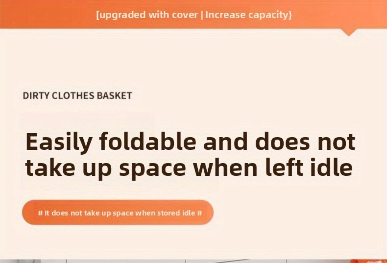 Wall Mounted Laundry Hamper Foldable Oxford Cloth with Lid | Space Saving Clothes Storage Basket for Bedroom Bathroom Living Room | Large 22x15 Inch Multi-Purpose Organizer Gray