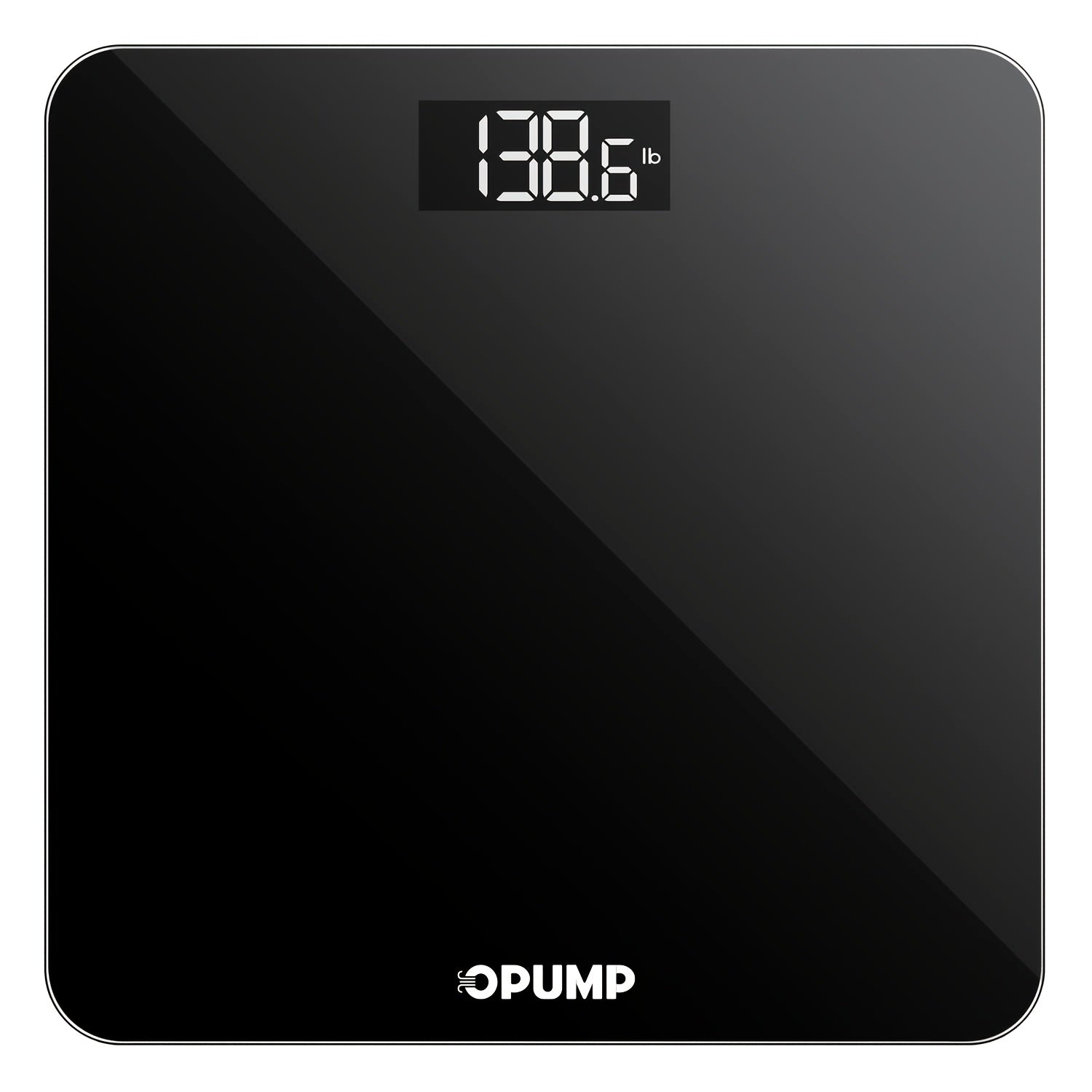 Digital Bathroom Scale High Precision 400 lbs ¨C Electronic Body Weight Scale with Backlit HD LCD Display, kg/lb/st Switchable, Easy Read, Includes Batteries